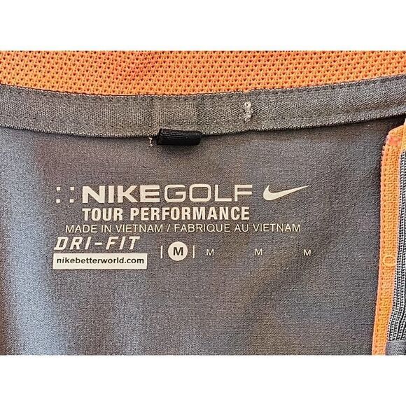 Nike Golf Tour Performance Long Sleeve 1/4 Zip Pullover Multicolor Men Size M - Picture 11 of 14